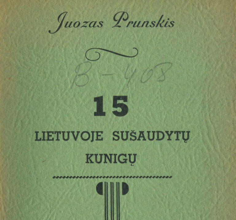 Read more about the article Juozas Prunskis: 15 Lietuvoj sušaudytų kunigų