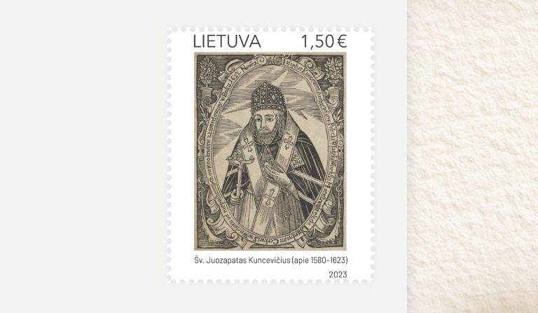 Lietuvos pašto ženklas su šv. Juozapato atvaizdu
